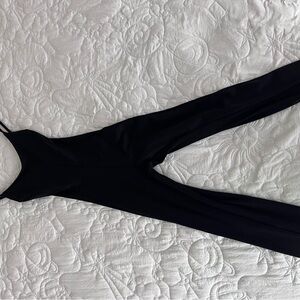 Black Sleeveless Jumpsuit